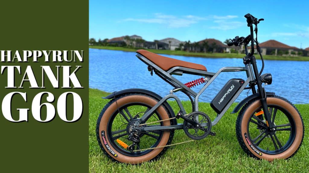 Happyrun G60 TANK Fat Tire Electric Bike - Power and Beauty
