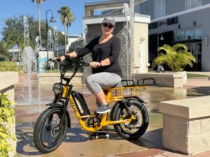 The Nakto F4 is a powerful yet smooth and stable riding sports utility bicycle with ample power to carry riders and cargo for many miles.