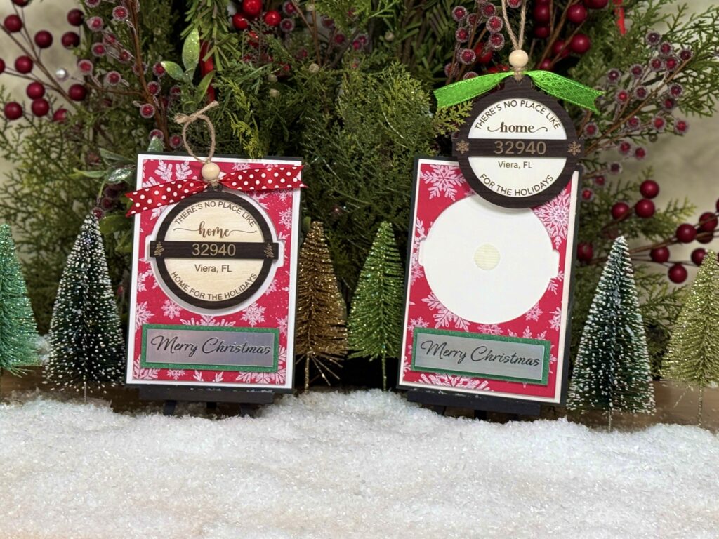 Craft With Felicia ORNAMENT CARD
