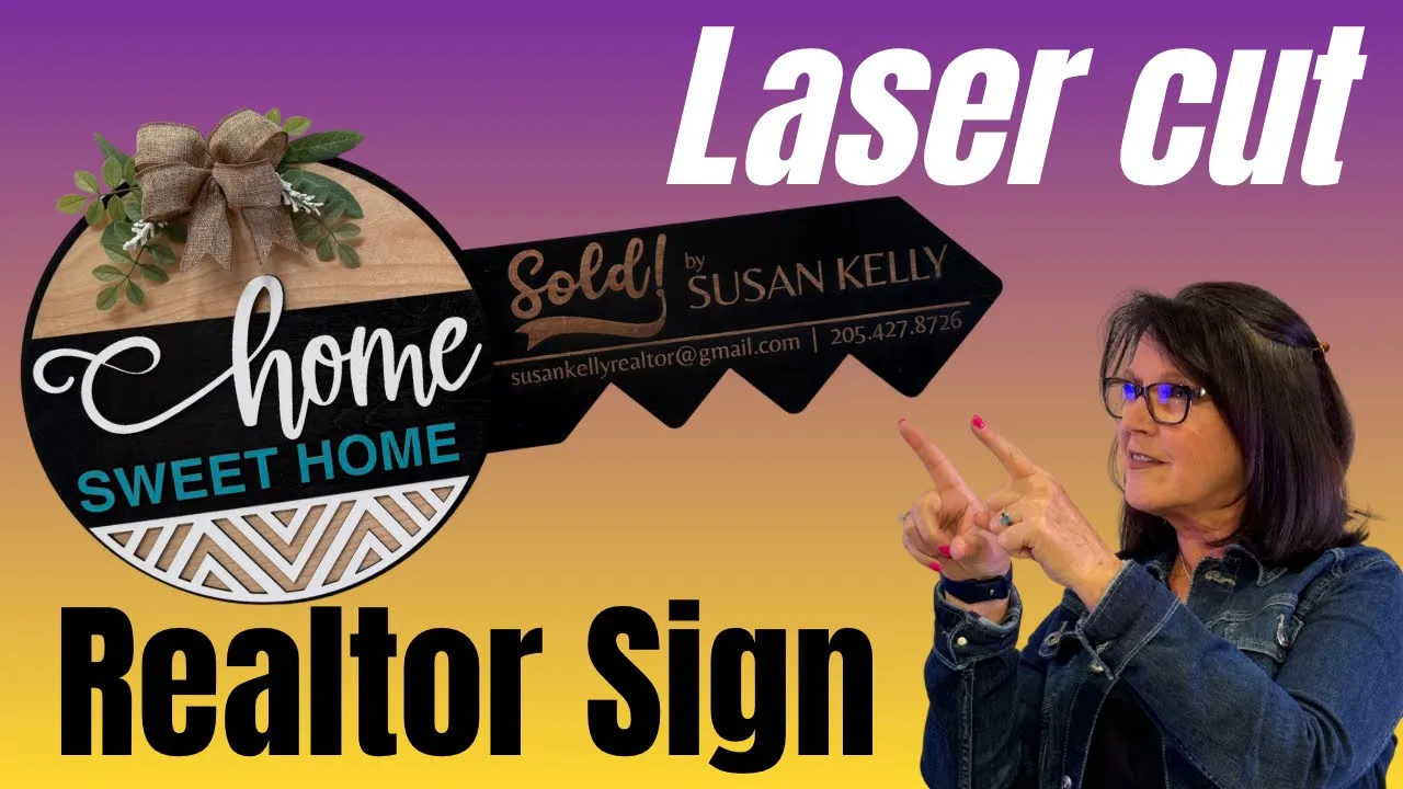 Laser Cut Realtor Sign