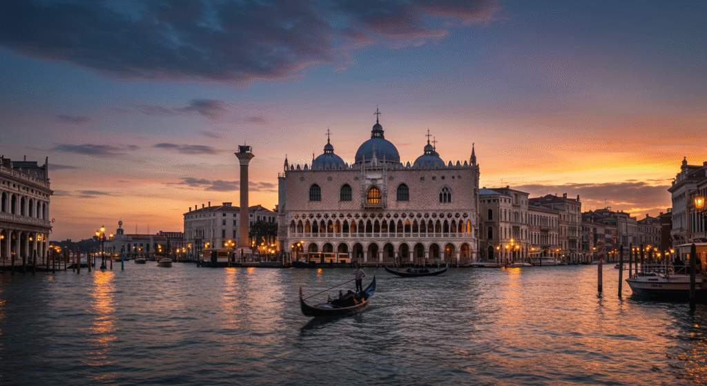 Doges Palace in Venice Italy