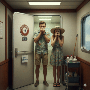 very smelly cruise bathroom